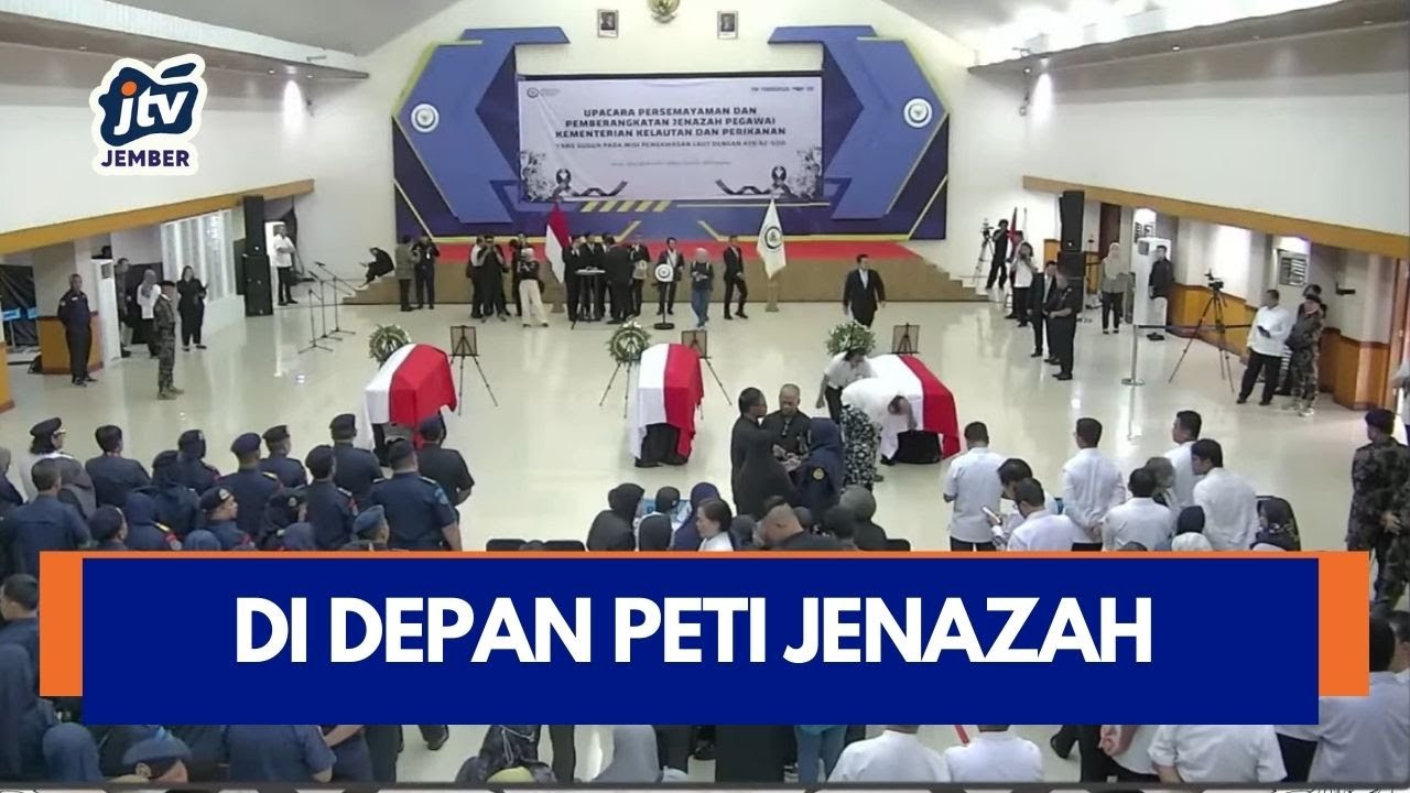 [LIVE] Detik-Detik Menteri KKP Pingsan Saat Upacara Jenazah