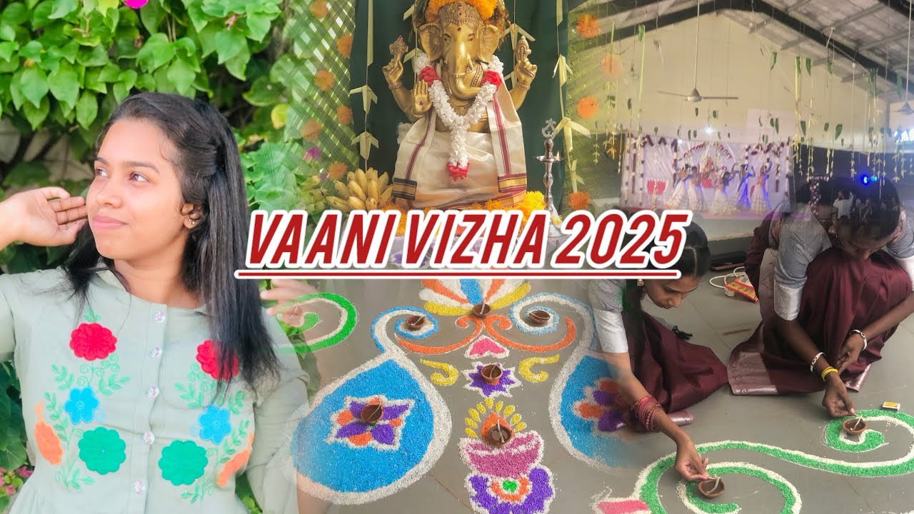 අපේ කැම්පස් එකේ තිබුණ ලස්සන EVENT එක 💙 Vaani Vizha 2025💙 vlog-03