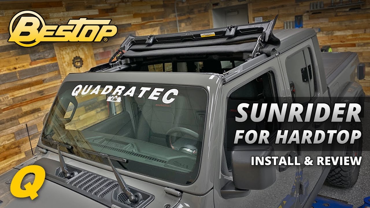 Bestop Sunrider do montażu twardego dachu w Jeep Wrangler JL i Jeep Gladiator JT