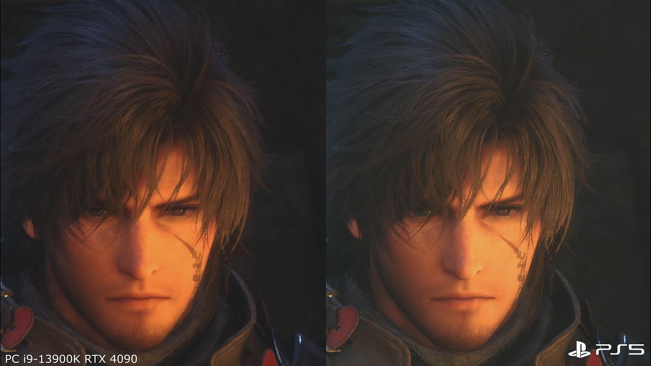 Final Fantasy XVI - PC Ultra Max Settings (RTX 4090) vs PS5 Graphics Comparison [4K60HD]