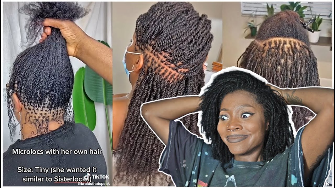 reacting to microloc tiktoks.. i. am. in. AWE!! | Keke J.