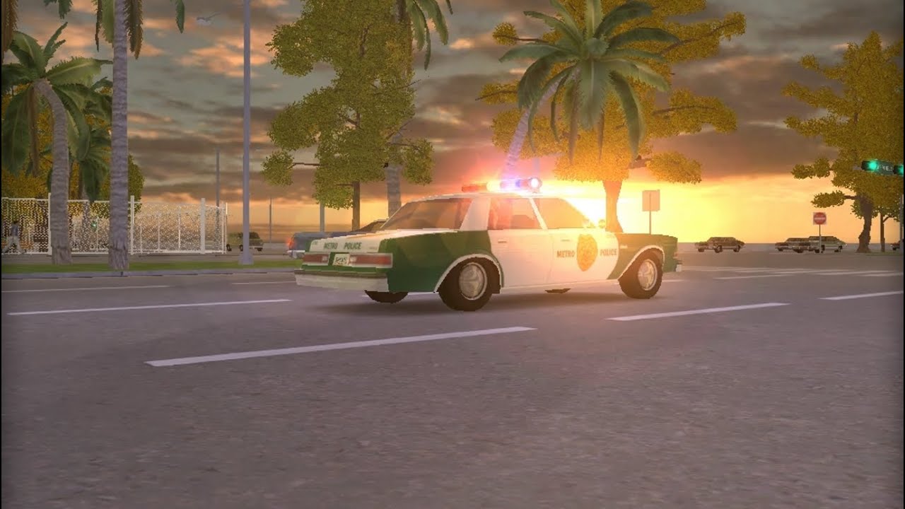 Driver Syndicate - Miami car chase at Dawn