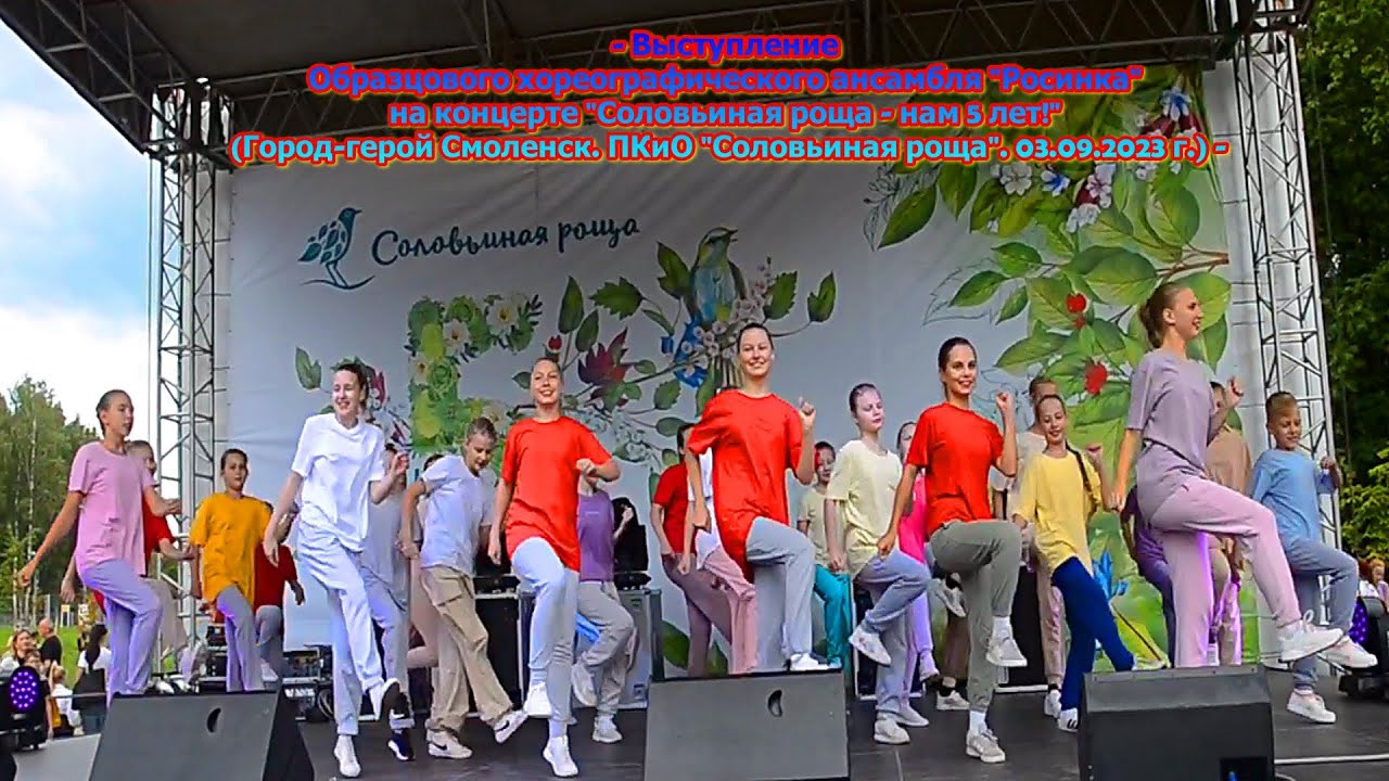 -Выступление ансамбля хореографии 