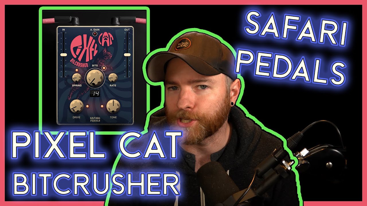 Обзор плагина Pixel Cat для Safari Pedals — демо Bit Crusher + Retro Reverb