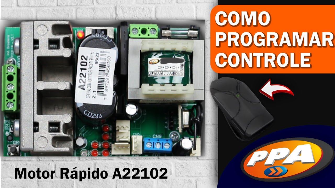 Como programar controle motor PPA Triflex facility