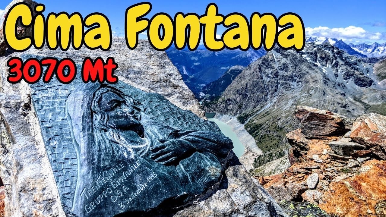 Cima  Fontana 3070 Mt  PRIMO 3000 MT DEL 2022  Valmalenco