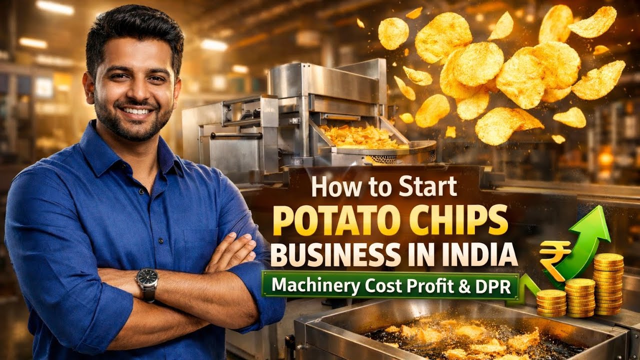 Potato Chips Manufacturing Business 2026 🔥 Full DPR | Cost Profit License Loan
