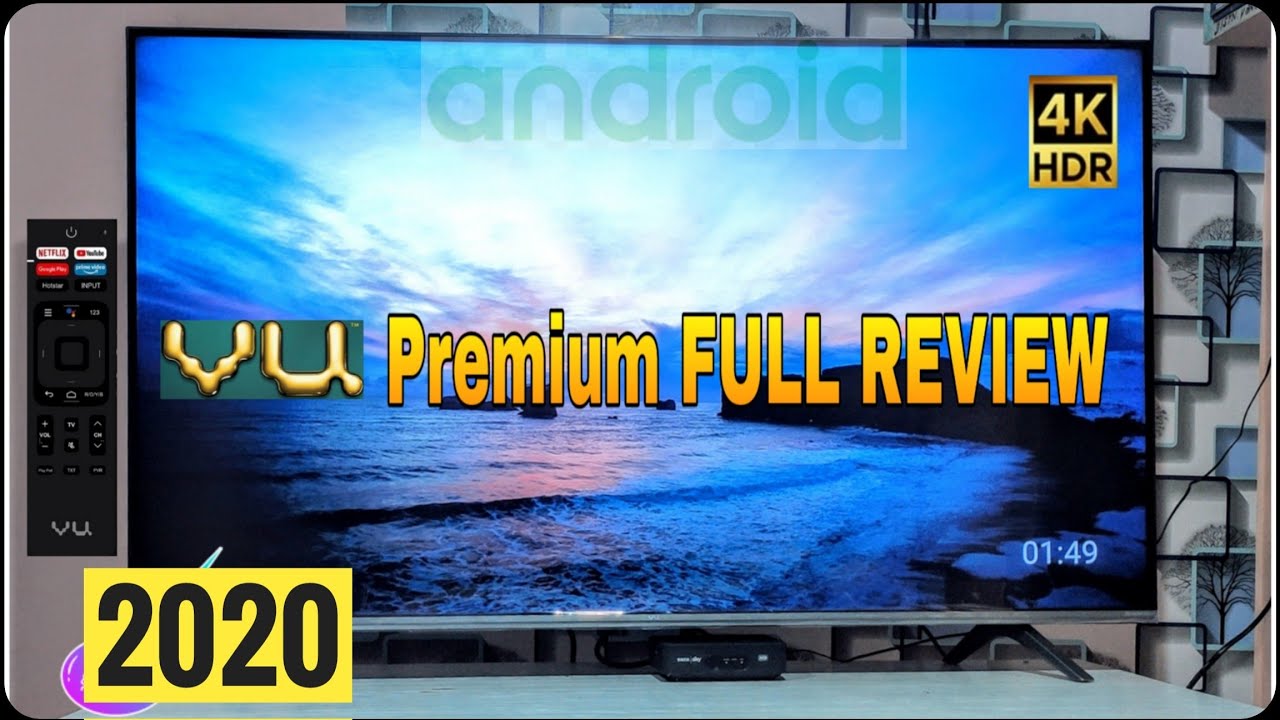 VU Premium 4K  TV 2020 Full REVIEW | Is it worth buying! 4k UHD Android Smart TV  HDR 10
