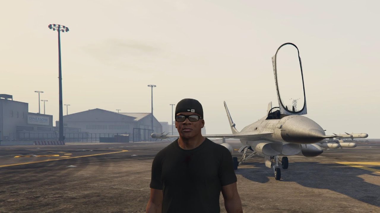 GTA 5 - HIJACKING A MILITARY PLANE   __   GTA V - ASKERİYEDEN UÇAK KAÇIRMA