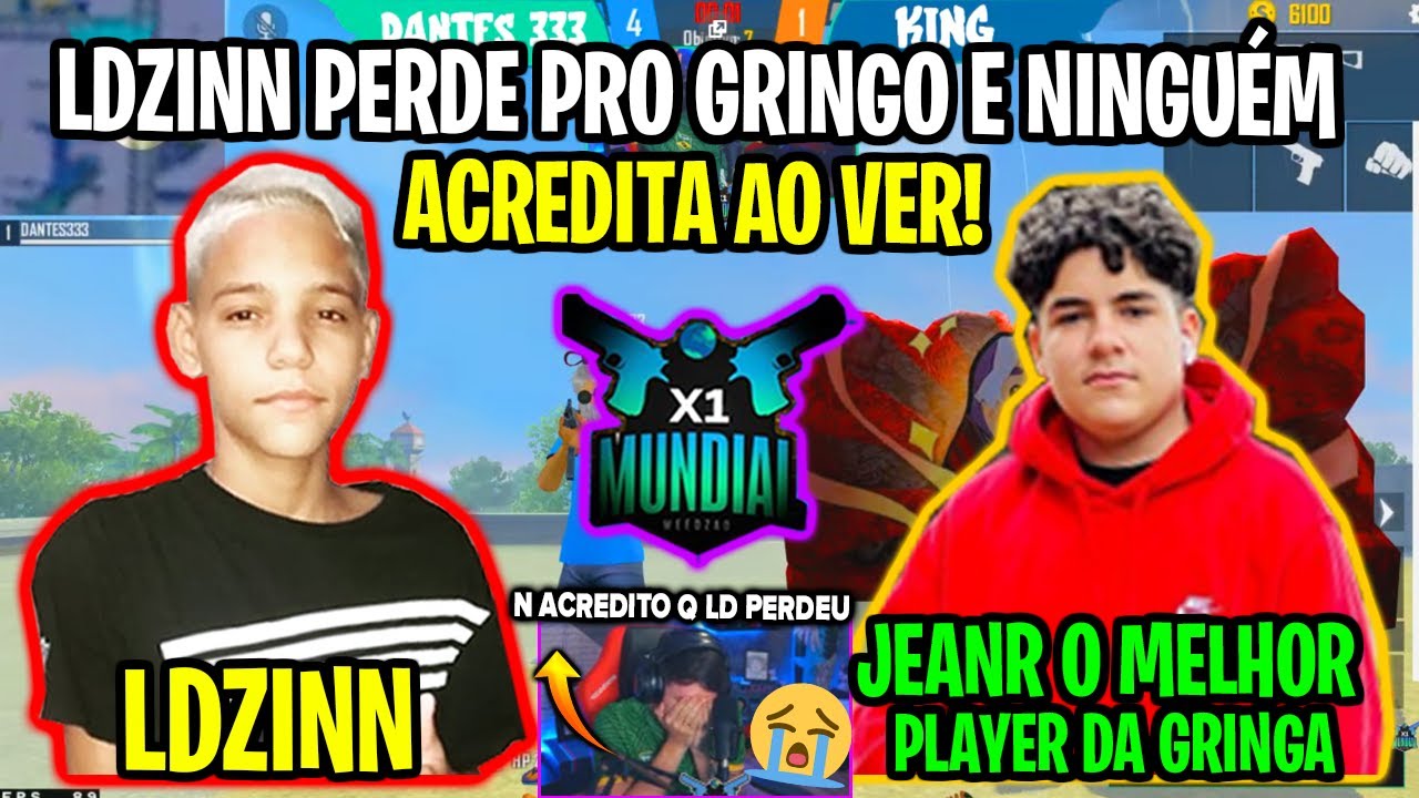 LDZINN VS JEANR - LDZINN PERDE PRO GRINGO E NINGUÉM ACREDITA AO VER - X1 MUNDIAL!