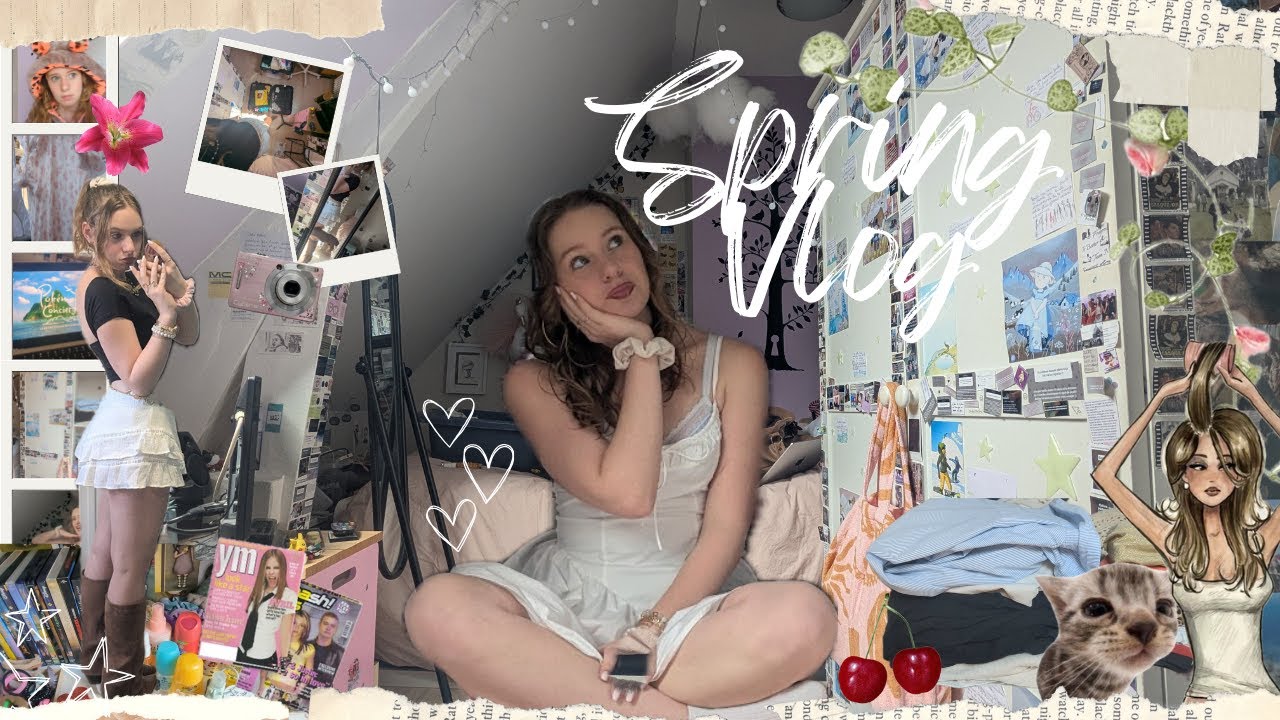 🌸 Spring Vibes Vlog : Grand Tri, Séries & Outfits 💖🧺🍓