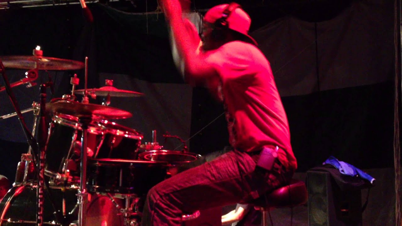 Drummer Javier Jarvis at Soca Frenzy in Montserrat 2012