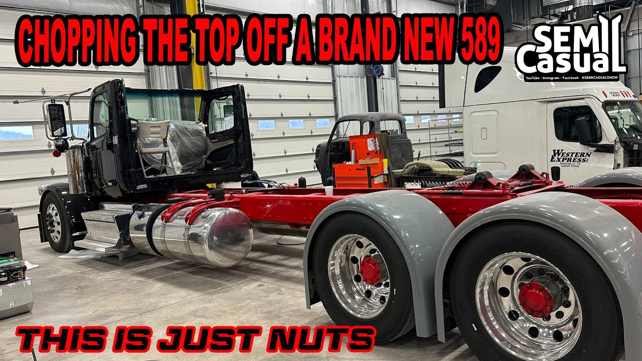 Продолжается переоборудование Peterbilt 589 в плоский верх!