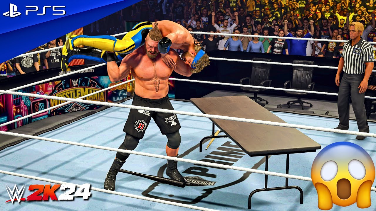 WWE 2K24 — Брок Леснар против Логана Пола — главный матч WrestleMania 41 | PS5™ [4K60]