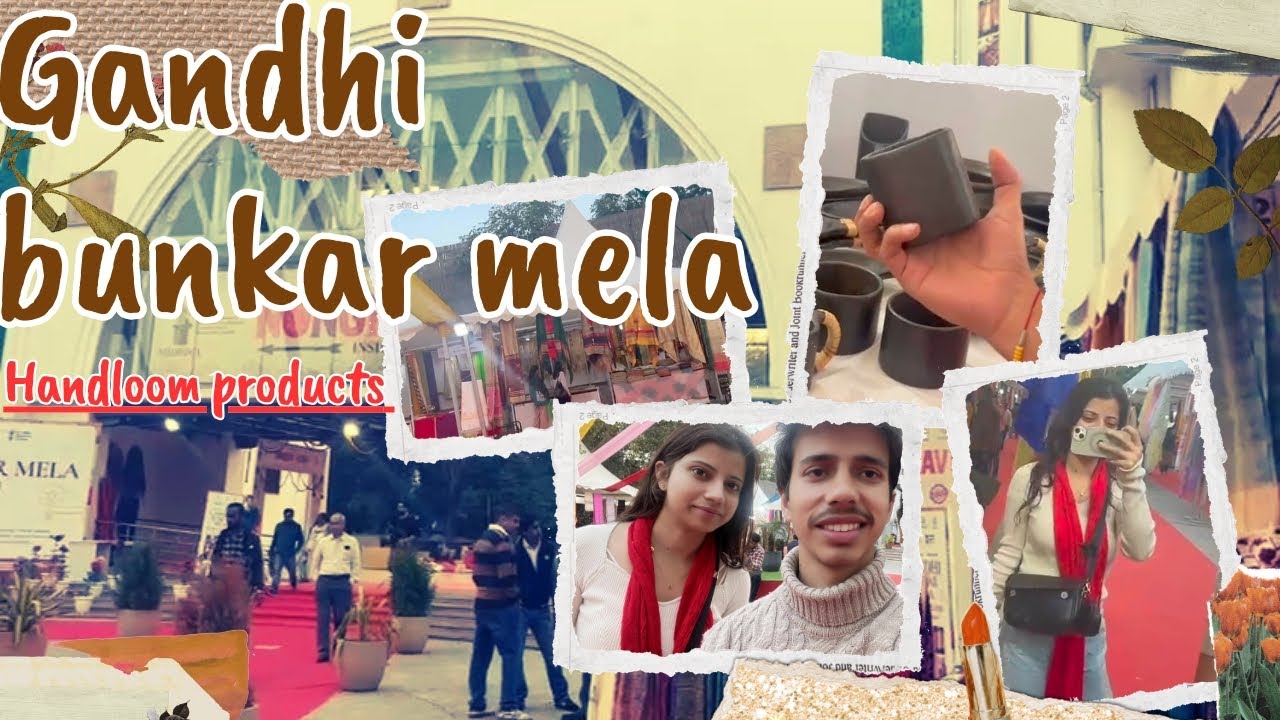 First Time Gandhi Bunkar Mela Visit 😍 | Pure Handloom Shopping Vlog #GandhiBunkarMela #HandloomVlog 