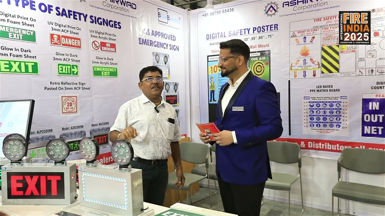 Ashirwad Corporation at Fire India 2025 | 24th to 26th September 2025 | NESCO, Mumbai