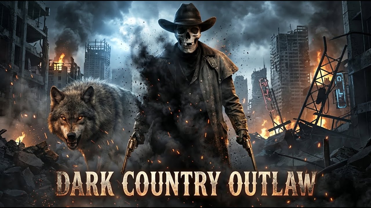 Justice Was Buried Before Sunset 🔥 Dark Country Western Mix | Skeleton Outlaw & Wolf