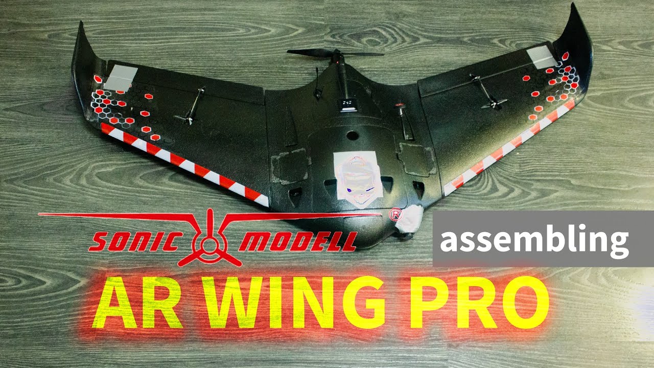 Sonicmodell AR WING PRO. Распаковка, сборка, установка оборудования.