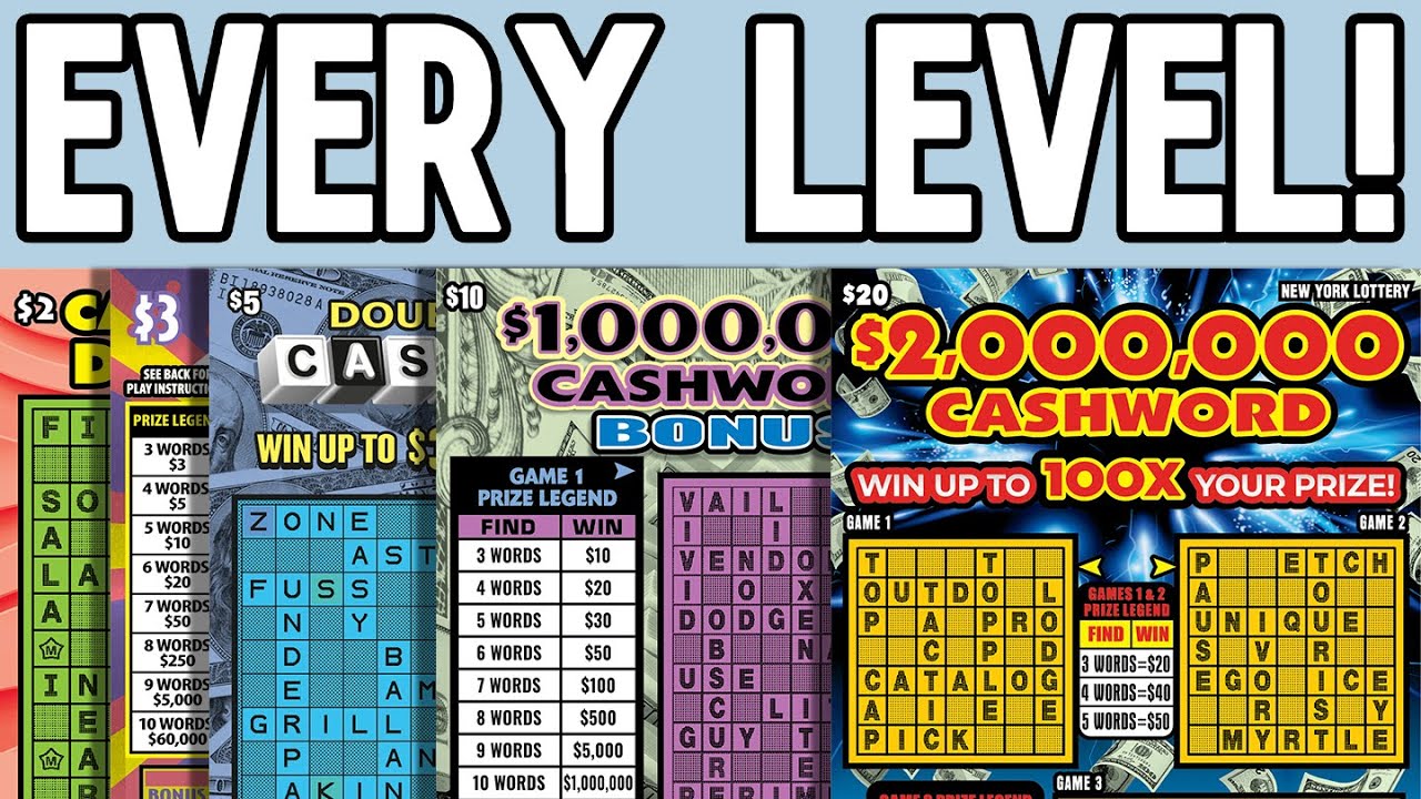 Playing All the Levels of CASHWORDS + More! Viewer Request! | New York Lottery Gameplay