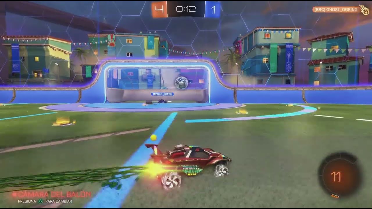 El señor de las salvadas Rocket league