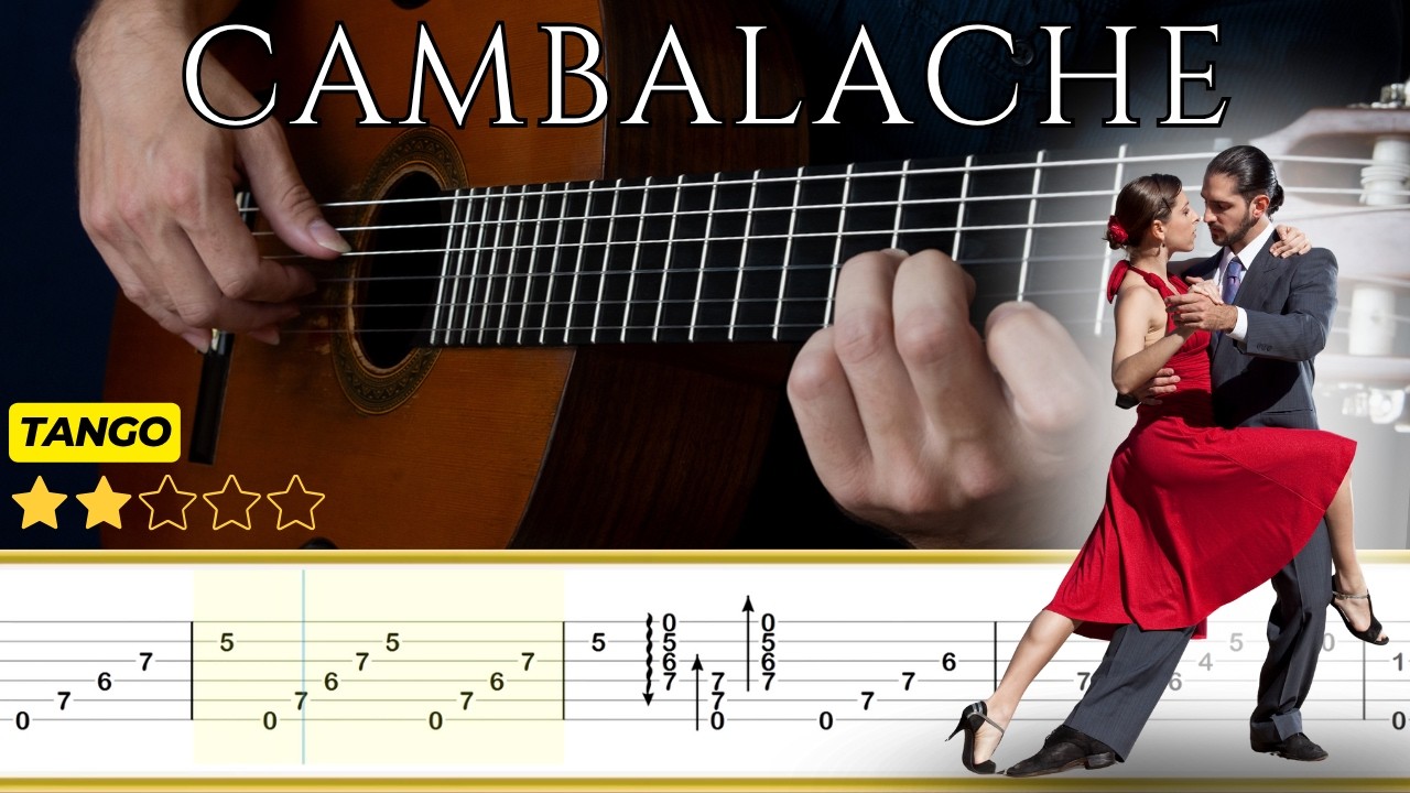 CAMBALACHE  (Tango) 🎸 Enrique Santos Discépolo (Arr. Anibal Arias) || Tutorial para Guitarra + TABS