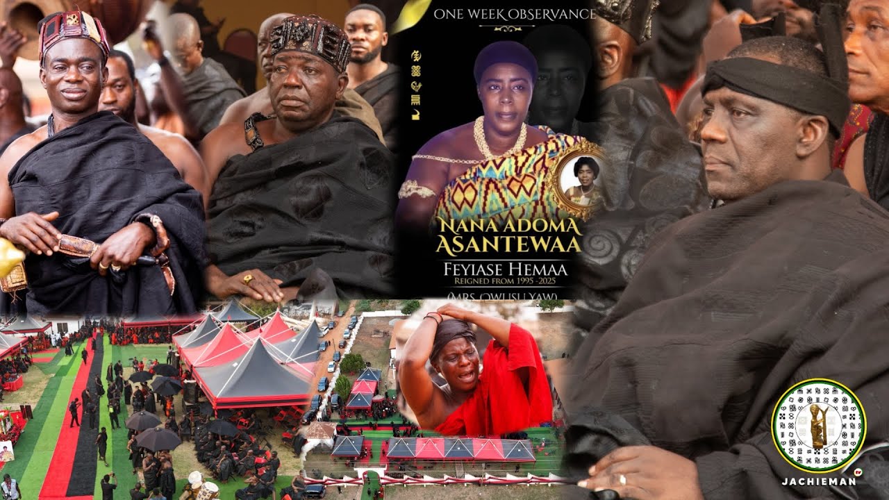 Beautiful Arrival🤩As Jachiehene & Nananom Join Feyiasehene as He Mourns Feyiasehemaa(ONE WEEK OBS..)