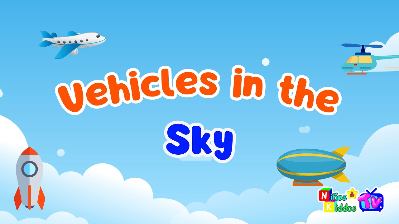 Vehicles in Spanish Vocabulary Part 4 -Vehicles in the Sky