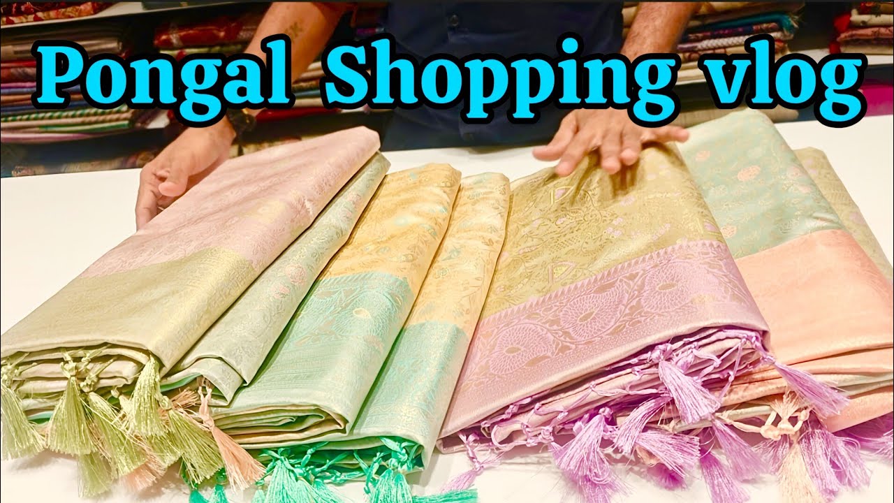 Pongal Shopping Vlog Pothys new shop collection explore ✨✨#video #youtube #shopping #vlog  