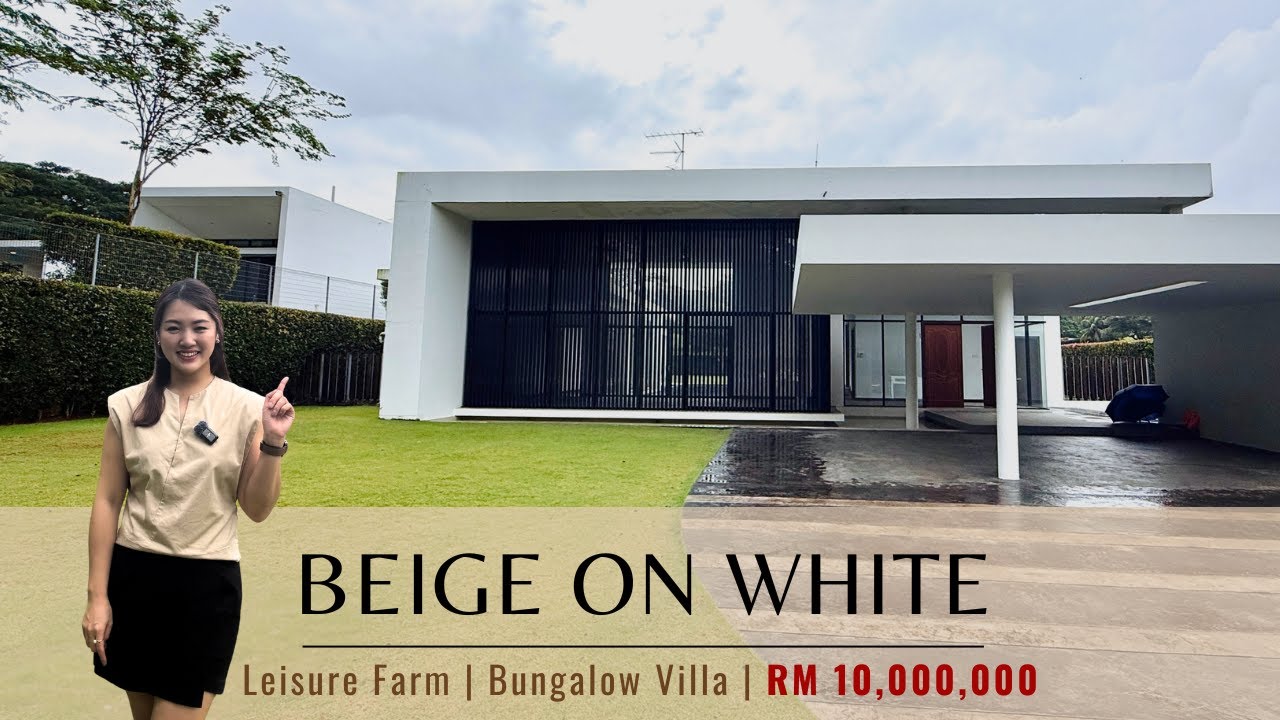Бежевый на белом – пальмовая роща в Leisure Farm Johor Bahru | Вы бы жили здесь?