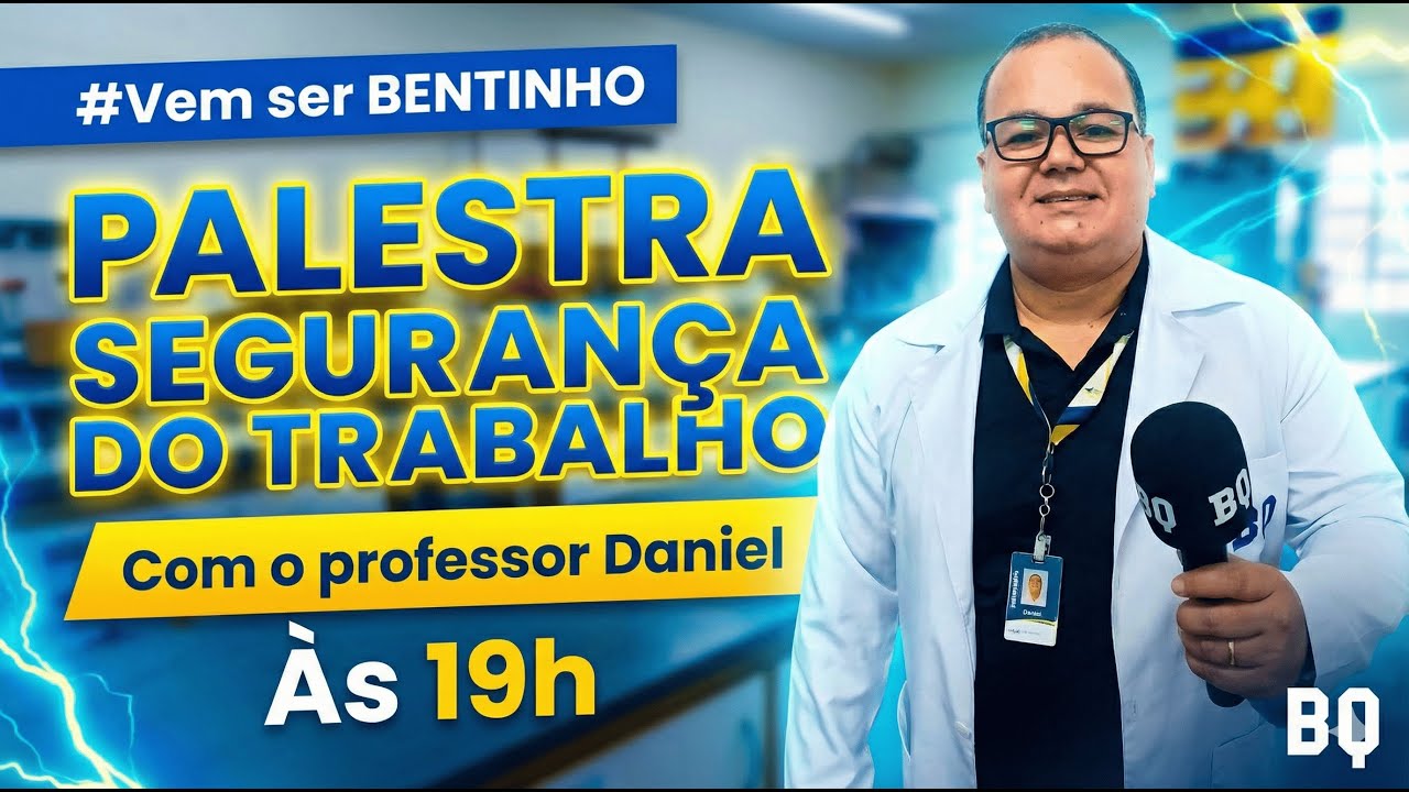 Palestra sobre o Curso de Segurança do Trabalho – Coord. Daniel | Colégio Técnico Bento Quirino