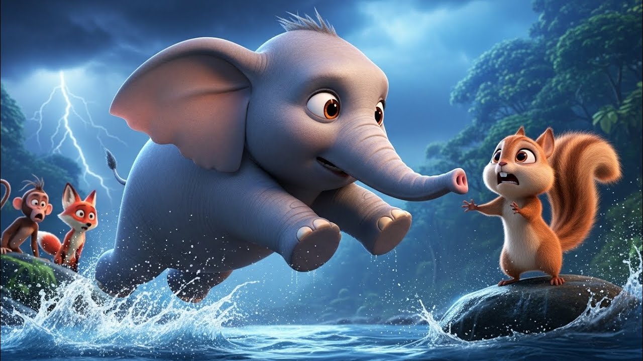 The Elephant Who Became a Hero 🐘 | Hindi Animated Story