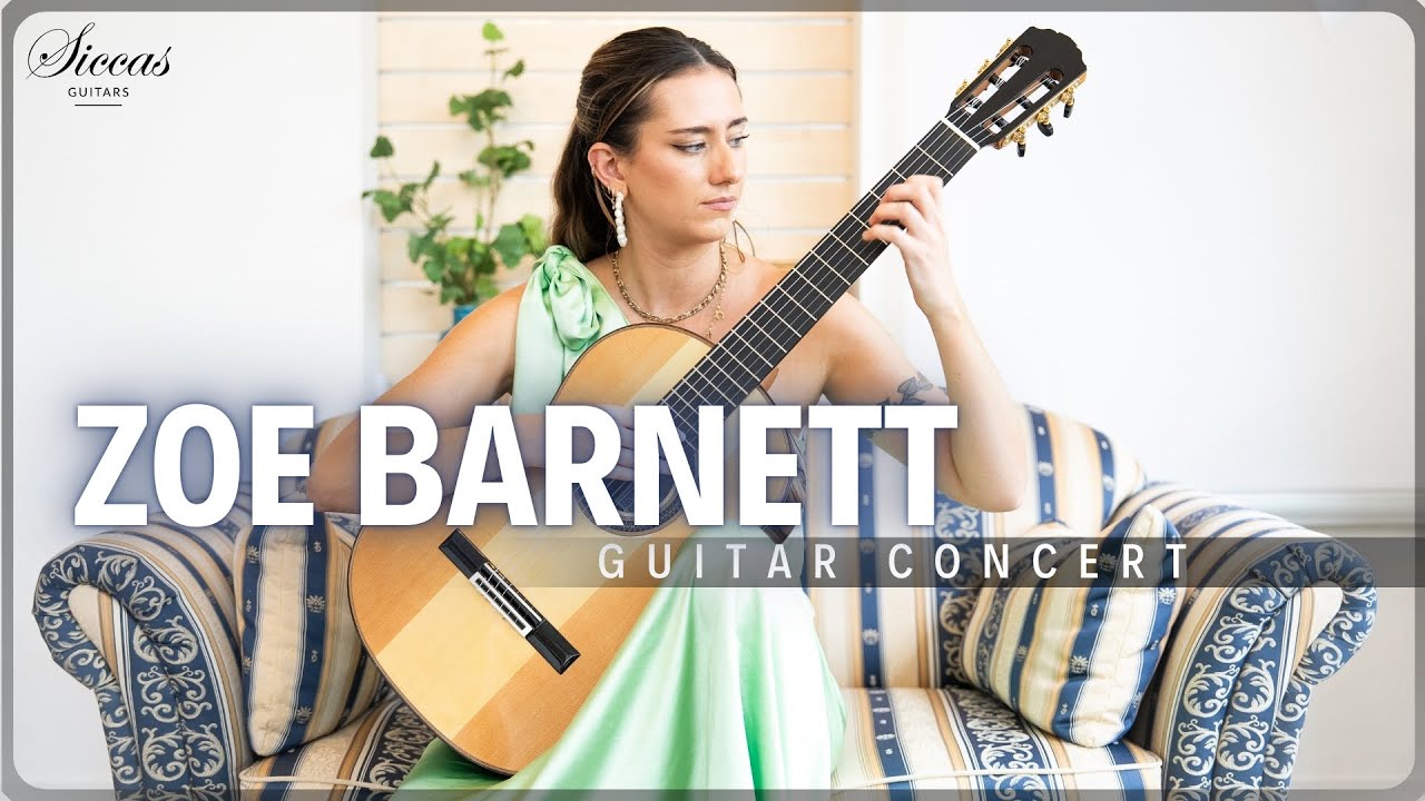 ZOE BARNETT - Classical Guitar Concert 2026 | Spanish Program | Siccas Guitars