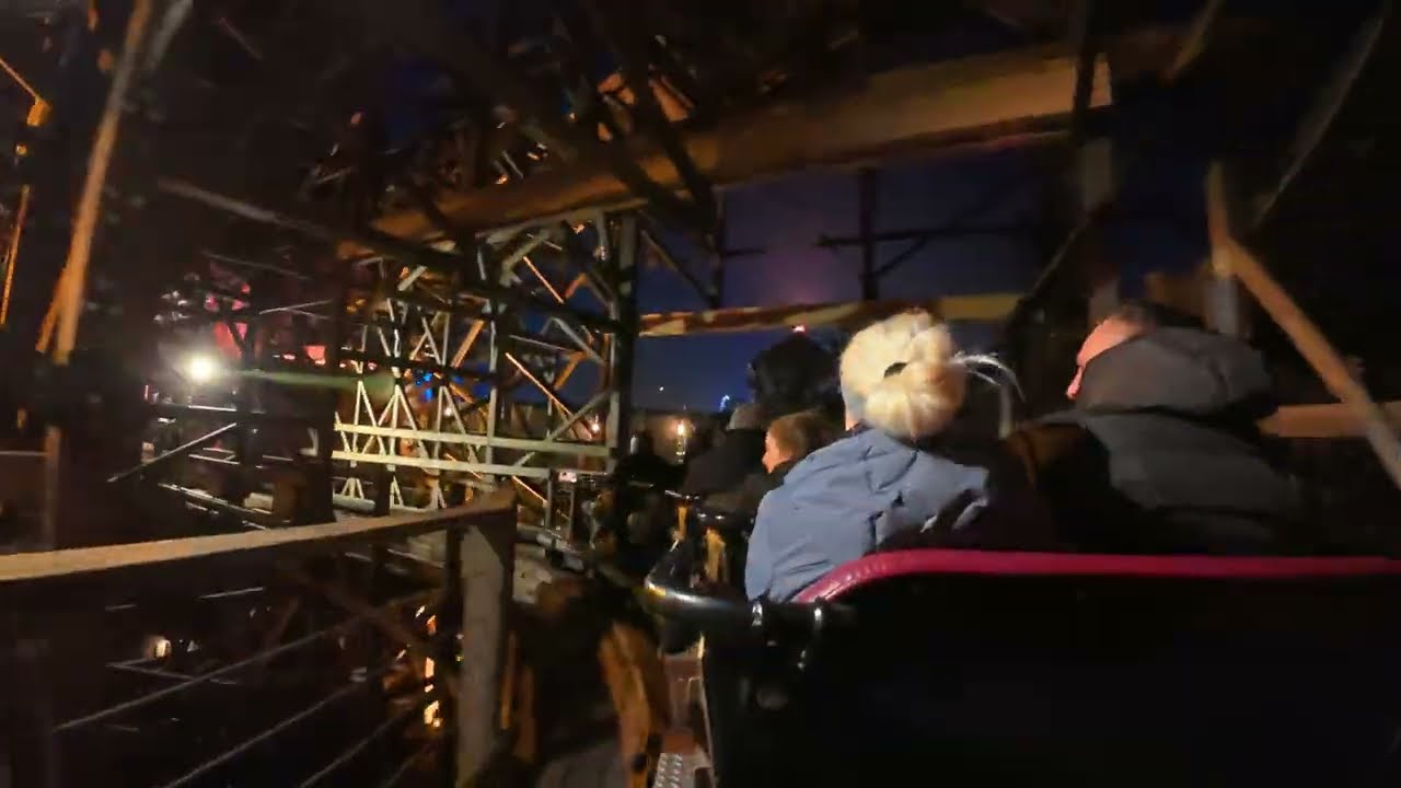 Europa Park Wodan Middle Night Ride POV Season End January 2026