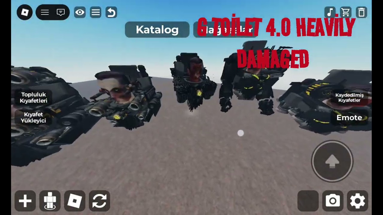All G toilet versions and troll leaks and grey g toilet and fanmade avatar catalog 