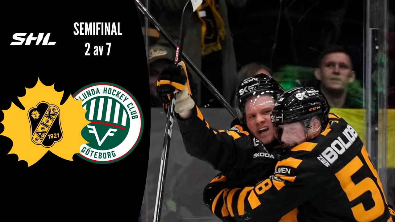 Skellefteå AIK - Frölunda HC | Höjdpunkter | Semifinal 2 | SM-Slutspel 2024