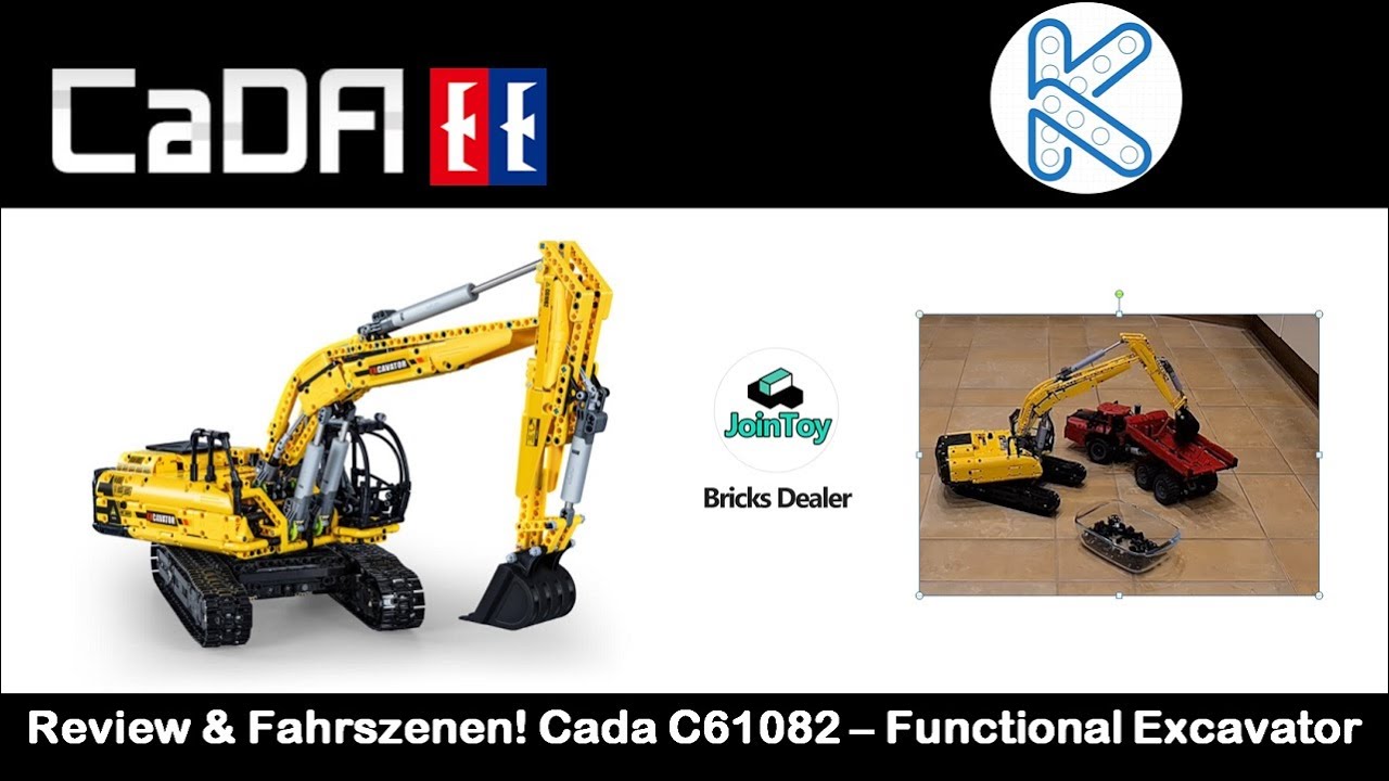 Wenn doch nur die Farben nicht wären! Review Cada C61082 - Functional Excavator