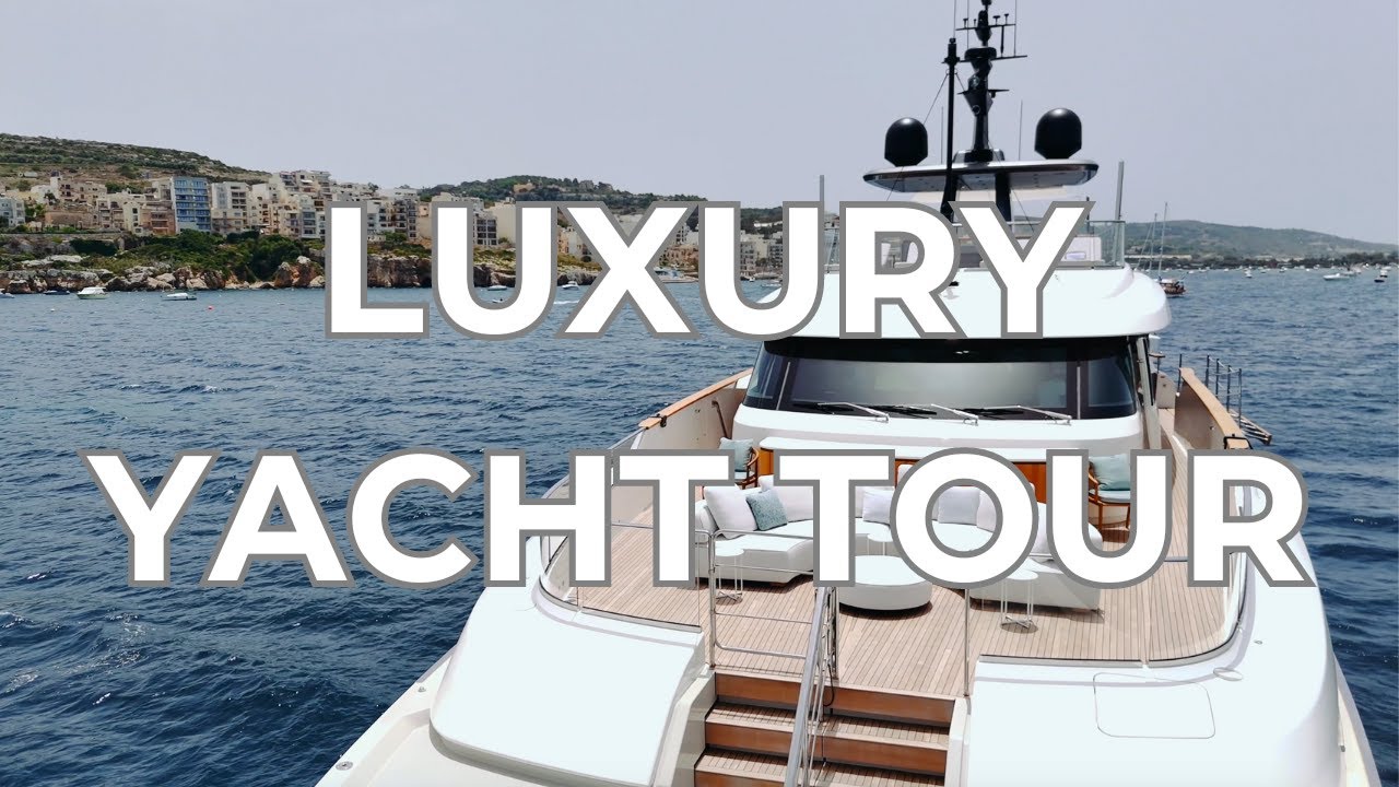 Exclusive tour of 118ft San Lorenzo Yacht with Alex Kovatchev - owner of an interior design studio