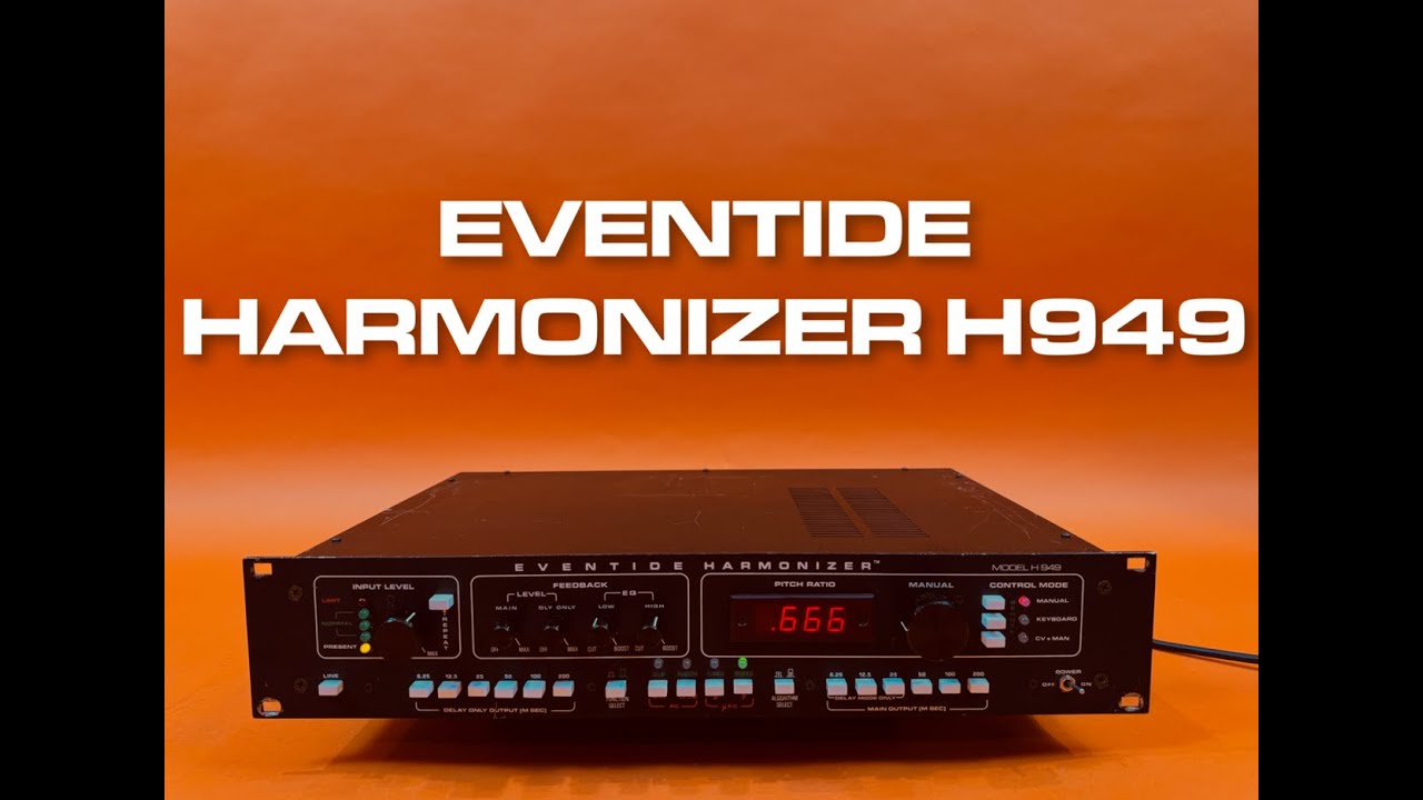 EVENTIDE HARMONIZER H949 DEMO (JX3P+FENDER JAGUAR)
