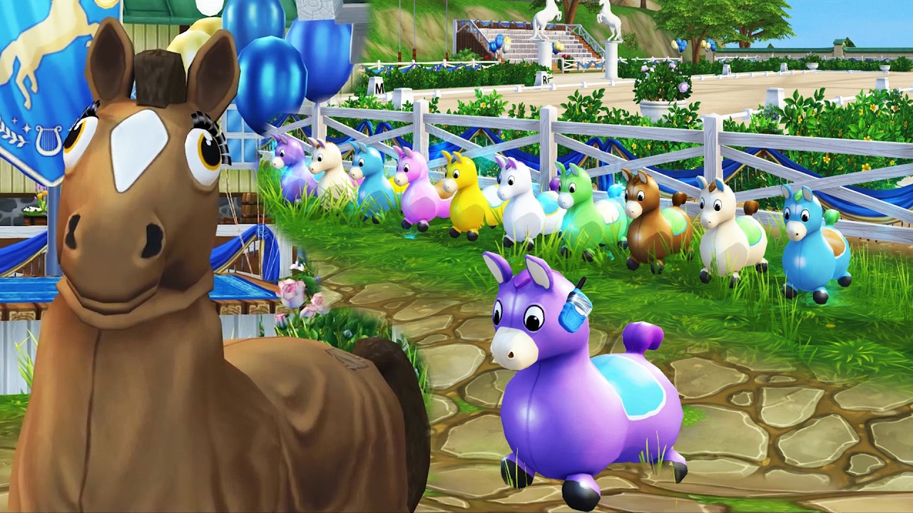 Bouncy Horses At The Equestrian Festival Have Arrived!