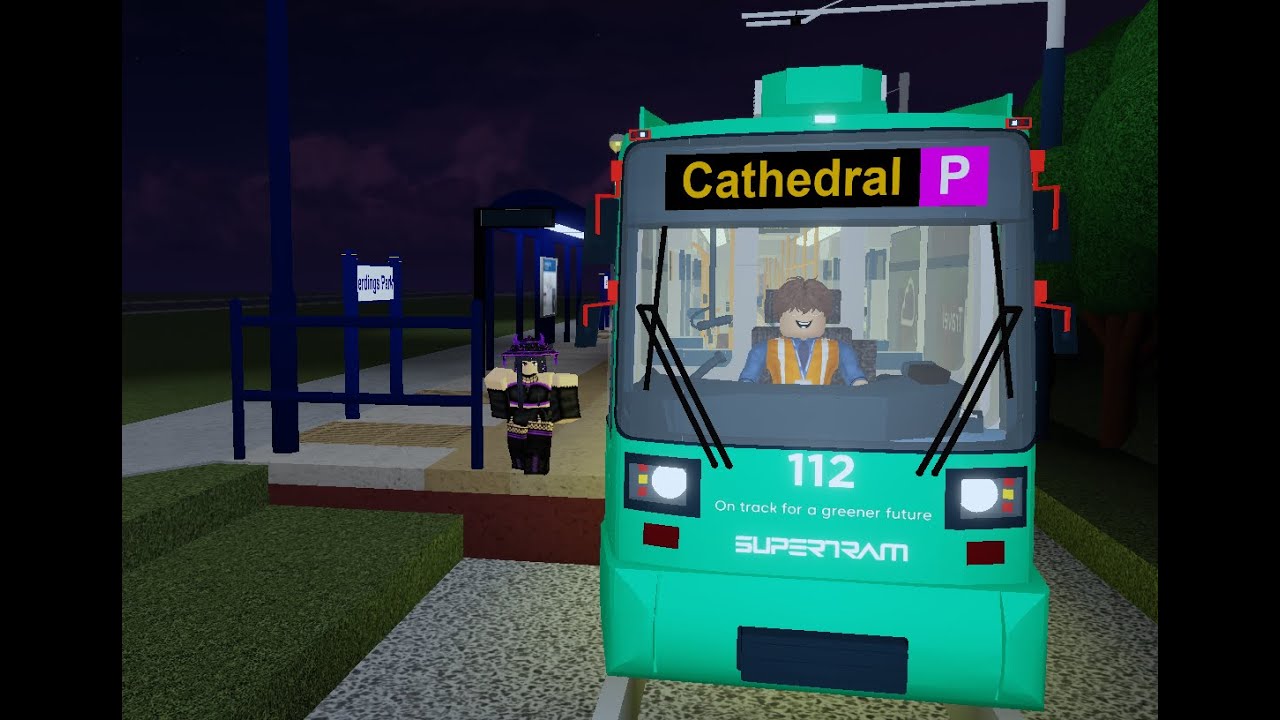 Sheffield Supertram Roblox Purple Route Service to Herdings Park