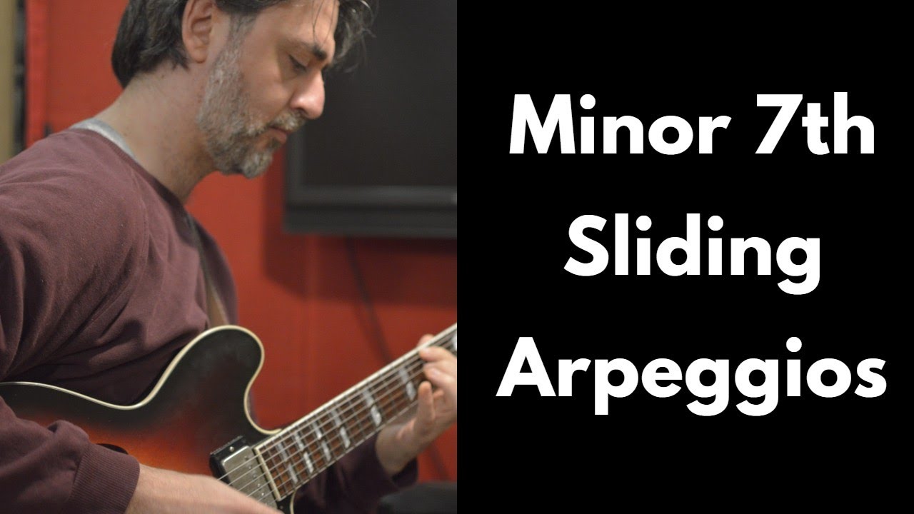 Minor 7th sliding arpeggios