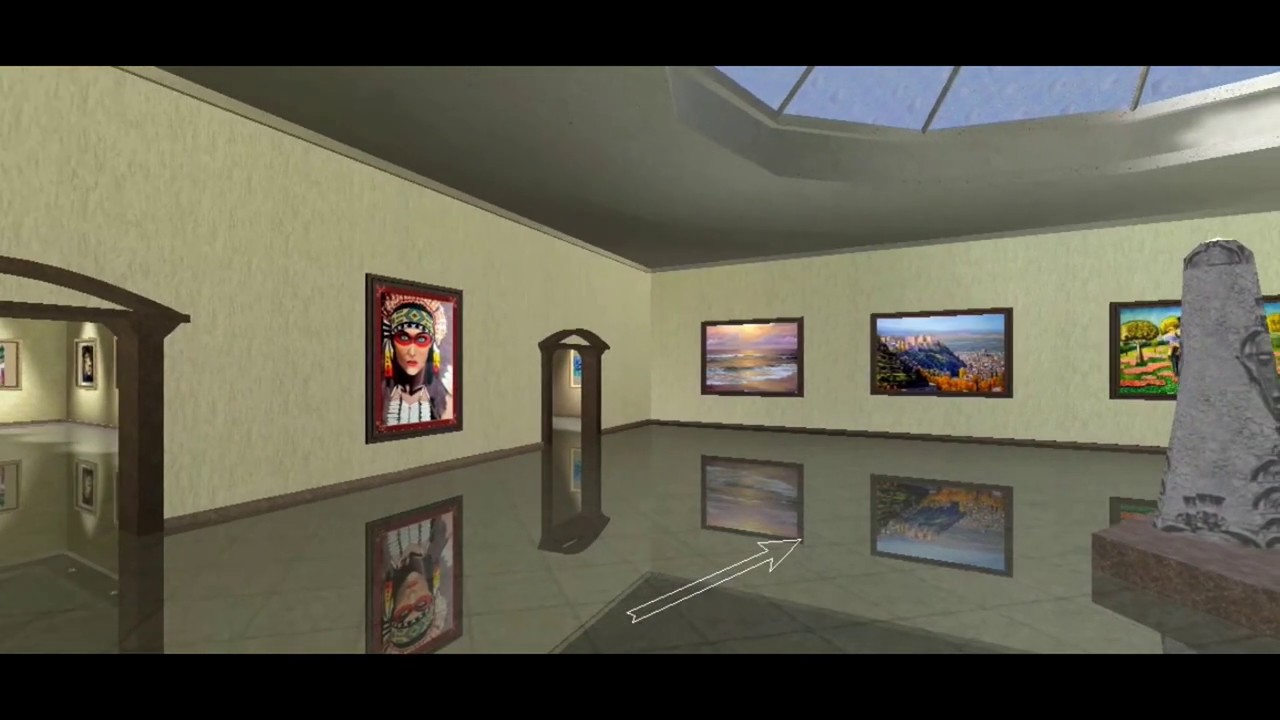 3D Galería Virtual pinturas del Grupo El Sueño del Arte