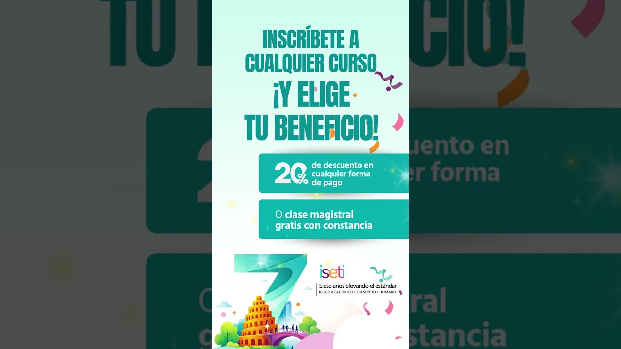 🎉 Aniversario ISETI · Formación que marca estándar 🎉