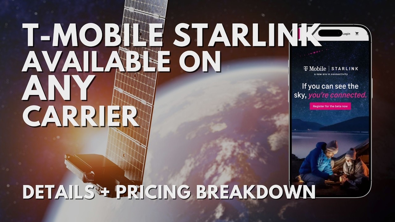 ANY Carrier?! T-Mobile's Big Starlink Direct to Cell Announcement + Pricing Revealed