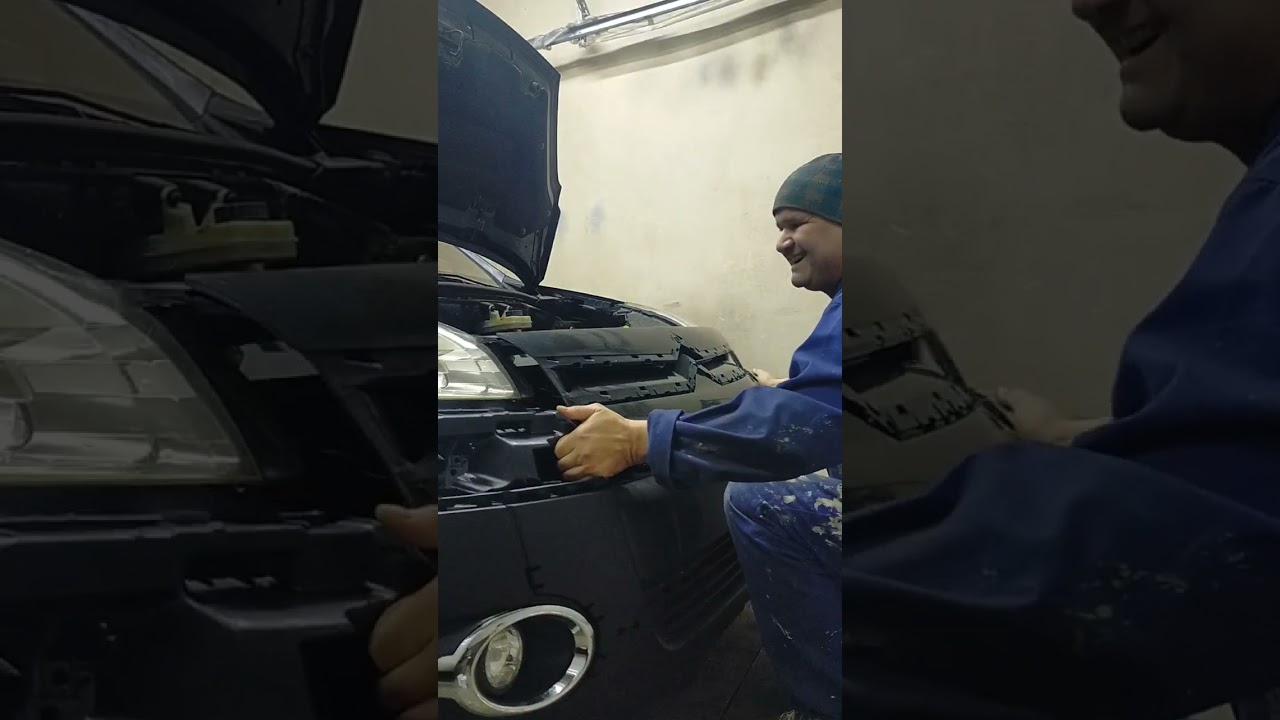 Citroen Berlingo 3/ Berlingo xtr / Peugeot Partner - demontaż i montaż zderzaka  Front End Removal