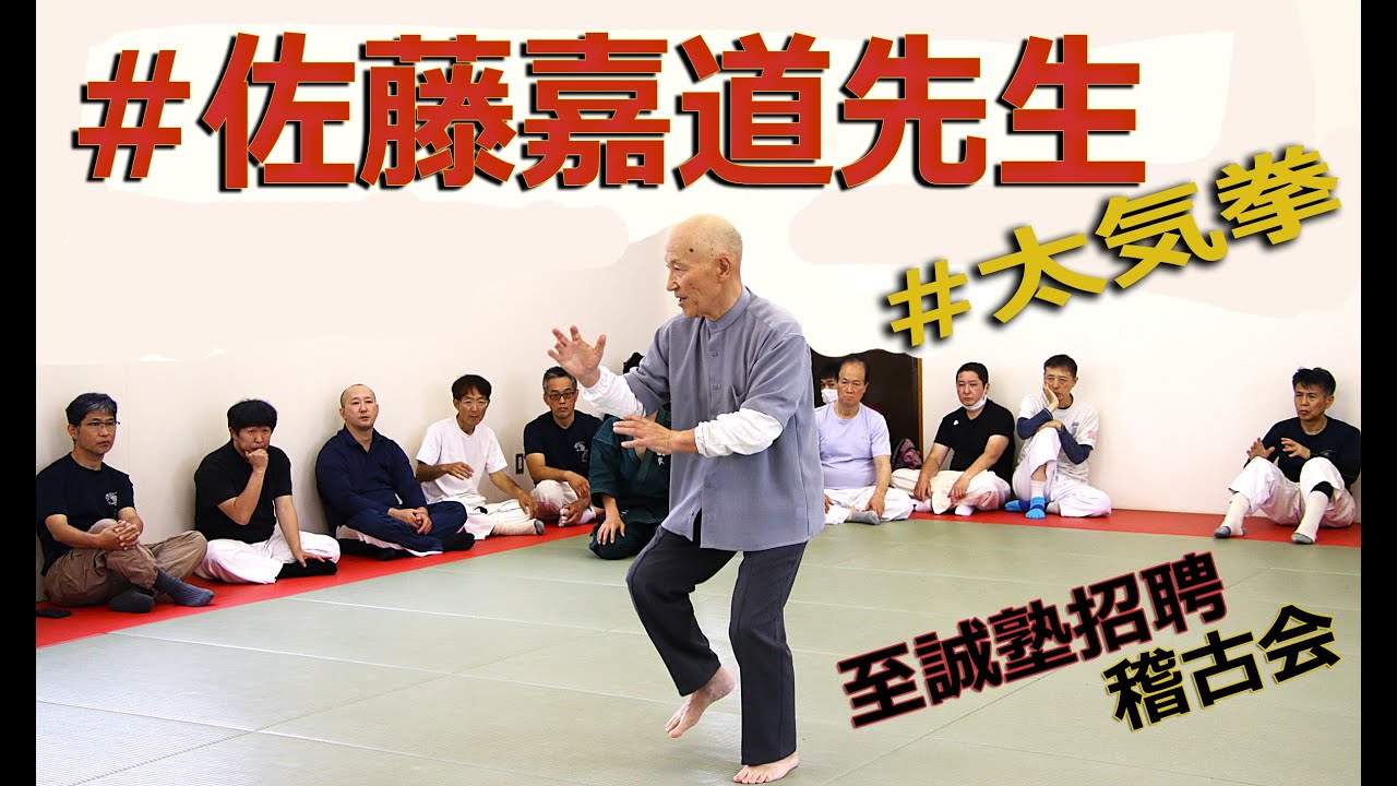 #佐藤嘉道先生  #太気拳  #taikiken  #至誠塾 ＃招聘稽古会  #martialarts   #kungfu　4K
