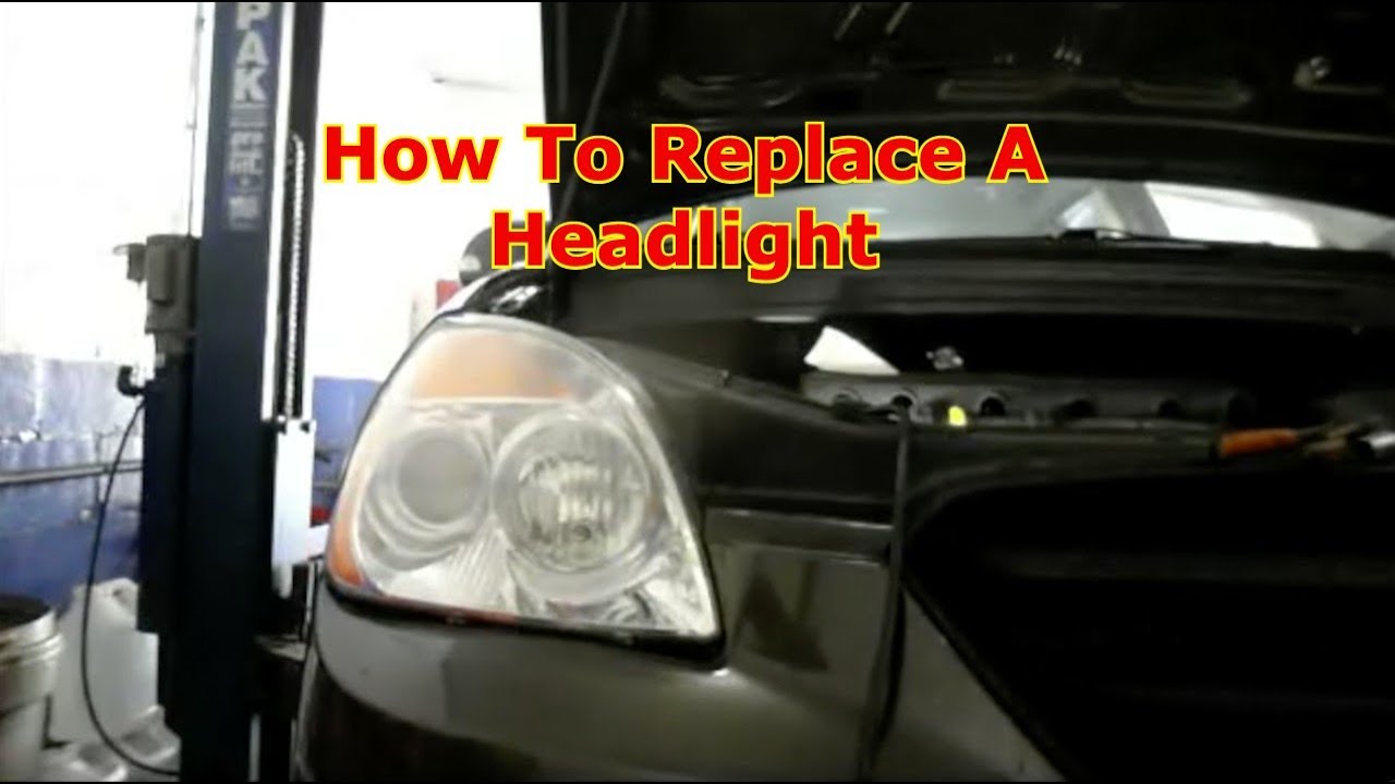 How To Replace A headlight 2004-2010 Kia Rondo