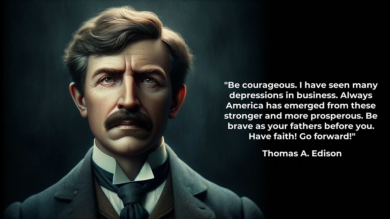 Best Thomas A. Edison Quotes. Inspirational sayings of a great inventor.