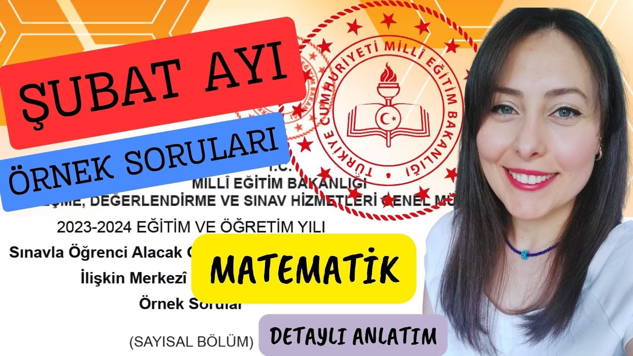 8.SINIF | ŞUBAT AYI 2024 ÖRNEK SORULARI MATEMATİK ÇÖZÜMLERİ | SAYISAL KİTAPÇIĞI | 2024 LGS