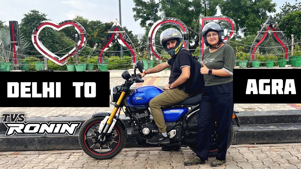 Delhi To Agra 230 KM Ride On New TVS Ronin 225 With Pillion😍